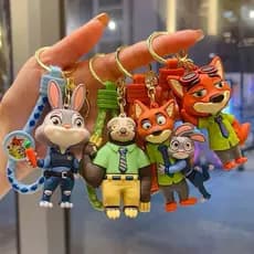 Chaveiro Zootopia – Colecionáveis | Judy, Nick e Flash