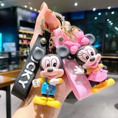 Chaveiro Disney Mickey Minnie Pato Donald Margarida Emborrachado 3D