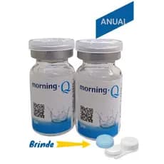 LENTE DE CONTATO ANUAL HIDROGEL MORNING Q 55  - 2 UNIDADES