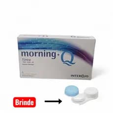 LENTES DE CONTATO MORNING Q ASTIGMATISMO SILICONE HIDROGEL CX 6 UNIDADES