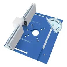 Placa De Inserção De Mesa De Roteador De Liga De Azul -ac196