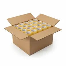 Caixa com 80 Rolos Fita Adesiva Transparente 45mm x 100m Embalagem Lacre Caixas  E-commerce