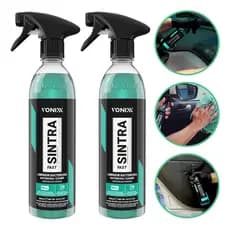 Kit 2 Limpador Multiuso Interno Automotivo Vonixx Sintra Fast 500ml Bactericida