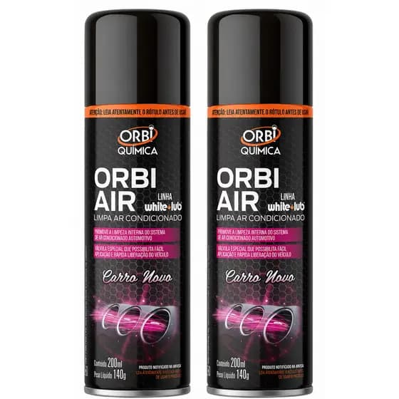Kit C/ 2 Limpa Ar Condicionado Carro Higienizador Ar Spray Carro Novo