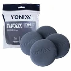 Kit 4 Aplicadores Espuma Automotivo Vonixx Cera Plástico Pneus Detalhamento