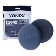 Kit 2 Aplicadores Espuma Automotivo Vonixx Cera Plástico Pneus Detalhamento
