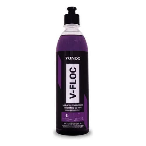 Shampoo Automotivo Neutro Concentrado Vonixx V-Floc 500ml Lavagem Carro Espuma