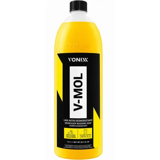 V-Mol Shampoo Automotivo Desincrustante 1,5L Vonixx Lava Auto Concentrado