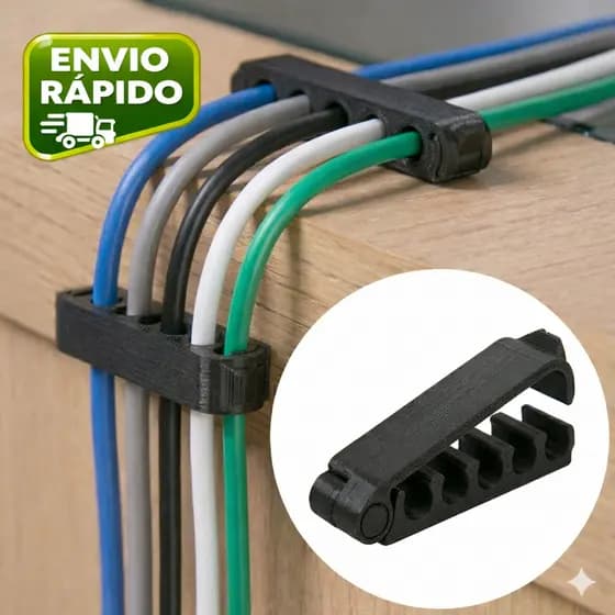 Organizadores de Cabos para Mesa Clip Prendedor Passador Fios Suporte USB HDMI Carregador