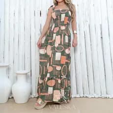 Vestido Feminino longo com lastex e alças Elegante sofisticado de festa vestido lindo