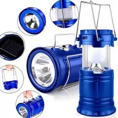 Lampião Solar Led USB Lanterna Bateria Recarregável Retrátil lk5800