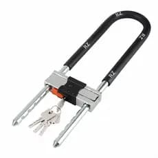 Cadeado Tranca Trava U Lock Reforçada Bicicleta Bike Moto GRANDE Preto