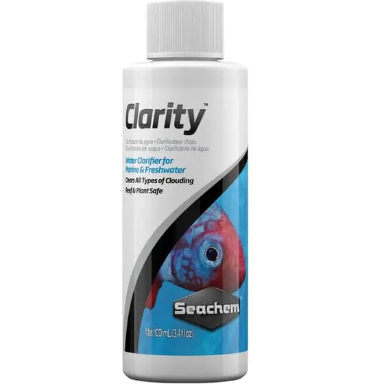 Seachem Clarity 100ml - Clarificante P Água Doce E Salgada