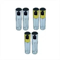 Kit 2 Spray Borrifador Óleo Dosador Azeite Vidro 110ml Profissional Culinário Pulverizador