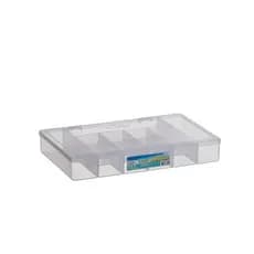 Kit com 2 caixas Organizadoras 11 Divisórias  Tampa Com Trava material Resistente para peças pequenas