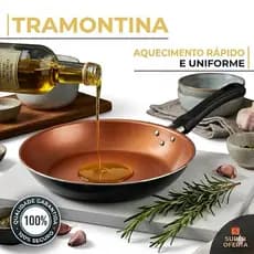 Frigideira Turim Alumínio Cozinha Antiaderente Starflon Max 20cm Tramontina