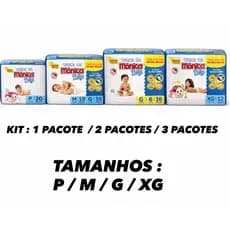 Fralda Turma da Mônica Baby Fraldas descartável,fraldas todos os tamanhos RN,P,M,G ,XG