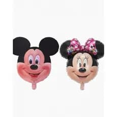 Balão De Alumínio De 67x64cm kit 5 e 10 Pcs Com Desenho Da Disney Mickey Minnie peppa pig Em festa aniversário Decoração