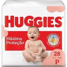 Fralda Descartáveis Huggies Rápida Absorção  | P | M | G | XG | XXG