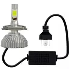 Par de Lâmpadas Farol Super LED Ultra Automotivas H7 / H1 LED 6000K - 24W Carro , 7600LM, Instalação Plug and Play