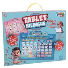 Smart Pad Tablet Educacional - Aprenda Brincando com Letras e Números Bilíngue