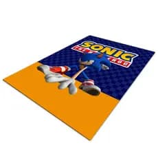 Tapete Retangular Infantil Menino Grande Game Soni Corrida Jogo Decoração Para Quarto