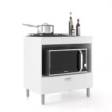 Balcão para Cooktop 4 Bocas com 1 Porta Compact - Cores