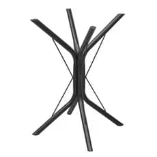 Pé de Mesa Base Aço Inoxidável Cozinha Montada Madeira Granito Mármore Jantar Pedra Vidro Quadrada 75cm Klicmix