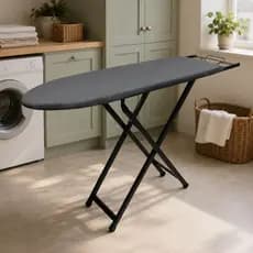 Tabua de Passar Roupa  Tecido Térmico Dobravel Extra Forte Com Porta Ferro  3 Andares Klicmix