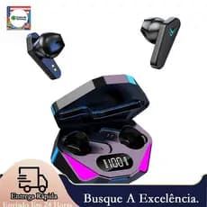 X15  TWS Bluetooth Earbuds Stereo Surround Gaming Microfone Com Cancelamento De Ruído Sem Atraso