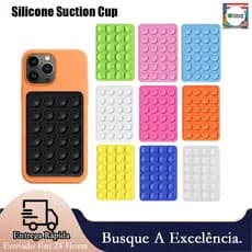 Multifuncional telefone móvel universal fixação silicone ventosa telefone móvel antiderrapante suporte ventosa