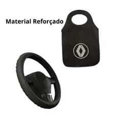 Capa de Volante Automotivo Universal SM + Lixinho  Multiuso Renault