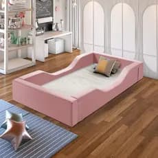 Mini Cama Infantil Encanto Montessoriana Com Colchão D18 Incluso