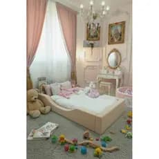 Cama Montessoriana Infantil com Colchão Segurança e Conforto Berço Evolutivo Bebê
