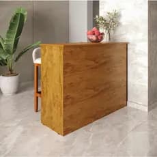 bancada mesa para cozinha balcão rustic ilha mdp envio imediato