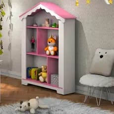 Estante Infantil Casinha Nicho Princesa MDF Quarto Menina envio imediato