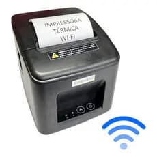Impressora Térmica 80mm Wifi Usb Com Guilhotina Compacta Biv Preta Wifi 127/220v