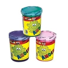 Kit com 3 Amoeba Massinha de brincar - Geleia 110g Asca Toys