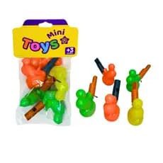 Kit com 5 Apito Canário d'água Mini Toys