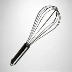 Batedor Fouet Inox Profissional Misturador Manual Para Bolos e Massas