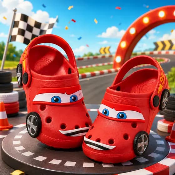 Sandália Babuche Infantil Menino Carro Kids Confortável Leve Antiderrapante Nuvita