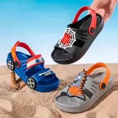 Papete Infantil Nuvita Personagens de Menino Sandália Kids Leve Confortável Antiderrapante Fashion
