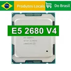 Processador Intel Xeon E5 2680 v4 - 14 núcleos 28 threads – Turbo Max. 3.30 GHz