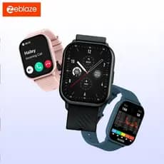 Smartwatch Zeblaze GTS 3 - Atende Ligação, Tela HD, Monitor de Saúde, 100 Modos Esportivos