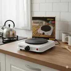 Fogareiro de Indução Elétrico 1 Boca 127V Branco