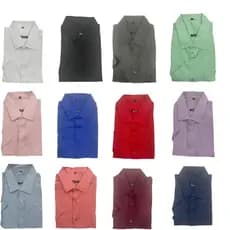 Kit 2 Camisa Masculina Social Manga Curta Com Bolso Promoção
