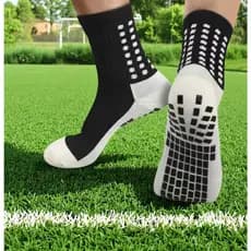 Kit 3 Meias De Futebol Masculina Esportivas Respiráveis Antiderrapantes De Alto Para Corrida
