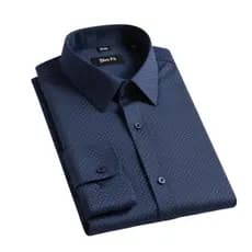 Camisa Social Masculina Slim Fit Manga longa Camisa Estampada