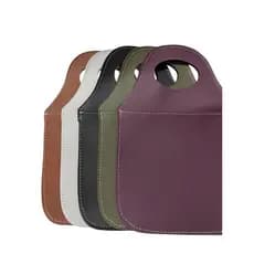 Lixo Para Carro, Couro Ecológico, Liso, Reforçado - Organizador Para Guardar Celular/Carregador/Óculos/Documentos