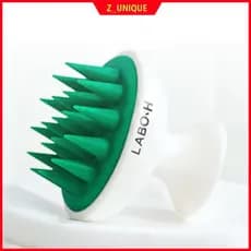 Pincel De Shampoo Para Couro Cabeludo LABO-H Premium 1 Unidade | Massageador De Silicone Escova De Cabelo Esfoliante E Limpeza Profunda Coreia